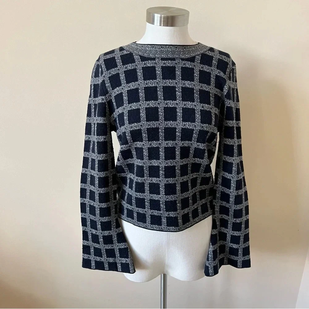 Derek Lamb 10 Crosby patterned sweater 17982